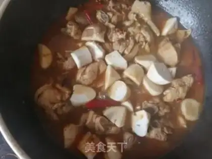 Make Apricot. Chicken leg step 11