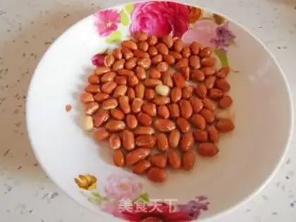 Make Chan Jelly spinach peanut rice step 1
