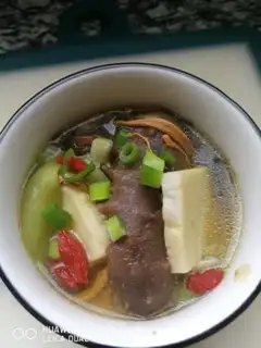 Make Tofu melon soup and cream tacos step 15