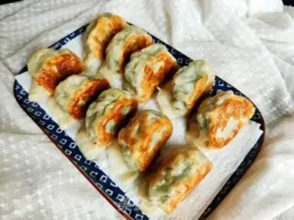 Make Fried dumplings step 6