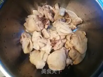 Make Xinjiang chicken step 4