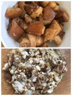 Make Sour sauce, pork steam step 1