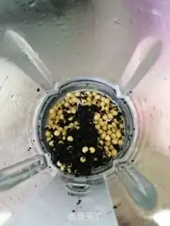 Make Black sesame soy sauce step 1