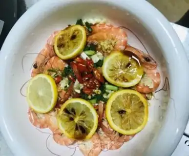 Make The lemon shrimp step 7