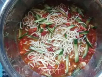 Make Tomato cucumber step 15