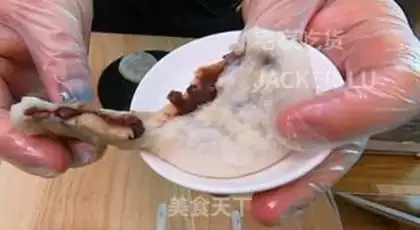 Make The rice red bean pie step 6