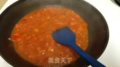 Make Soup sauce, fried meat step 7