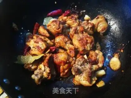 Make Xinjiang chicken step 11