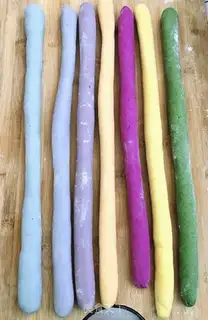 Make Seven-colour dumplings step 5