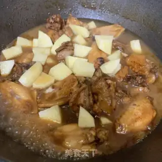 Make Potato chicken step 7