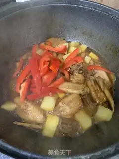 Make Potato chicken step 8