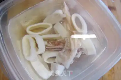 Make Chicken wing seafood step 1