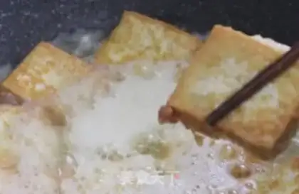 Make Soy tofu step 4