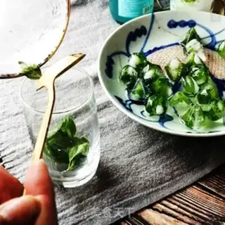 Make Double cool mint bubble step 2