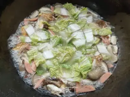 Make Dollies and mushroom soup step 7