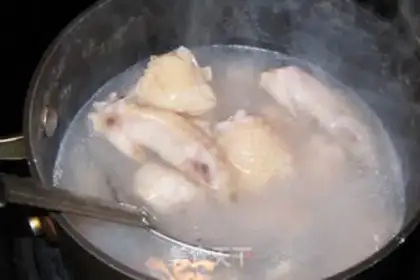 Make Chicken wing seafood step 4