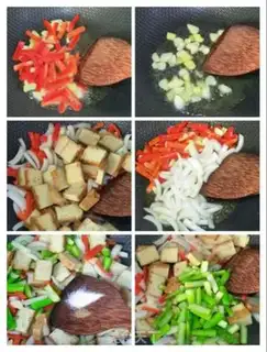 Make Sour chicken tofu step 4