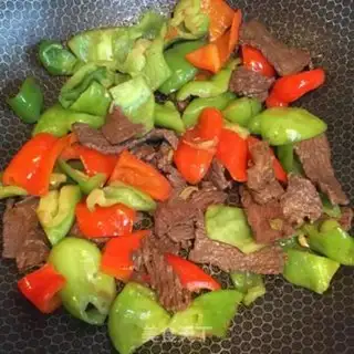 Make Cream pepper beef step 5