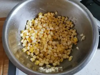 Make Gold sand corn step 2
