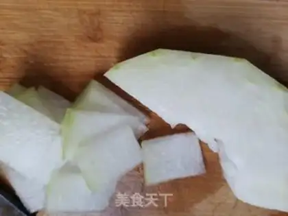 Make A boiled melon step 1