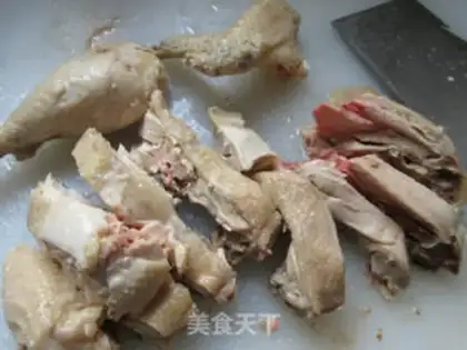 Make White chicken step 7