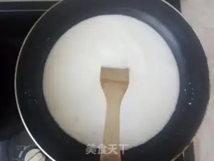 Make Frozen and fresh milk step 1