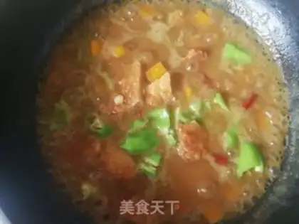 Make Curry chicken chops step 14