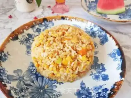 Make Egg fried rice step 7