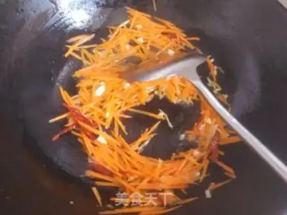 Make Jealousy bean sprouts step 6