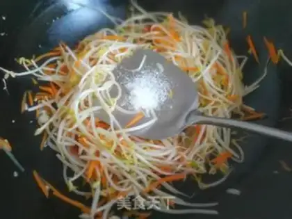 Make Jealousy bean sprouts step 8