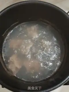 Make Dragon bone mushroom congee step 0