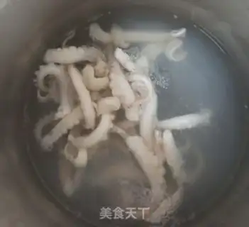 Make Creamed octopus step 2