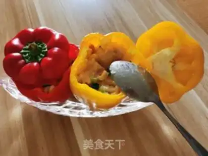 Make Pepper cheese rice step 7