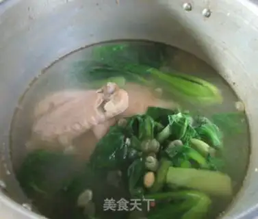 Make Soybeans, chicken soup step 8