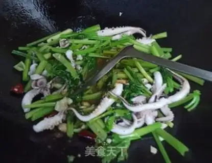 Make Creamed octopus step 5