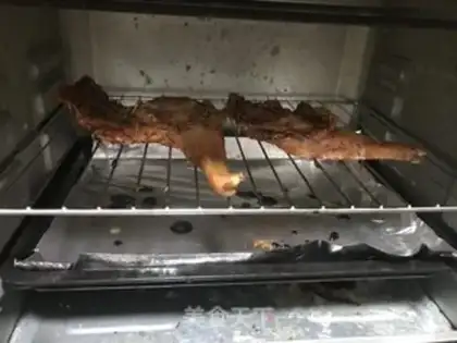 Make Bake the whole chicken leg step 3