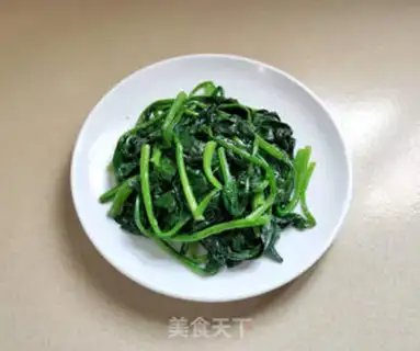 Make Spicy spinach step 7