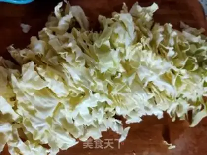 Make A cabbage and a fan step 2
