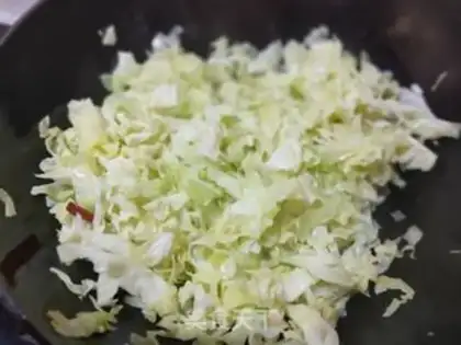 Make A cabbage and a fan step 6
