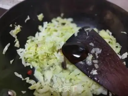 Make A cabbage and a fan step 7