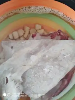 Make Seafood congee step 0