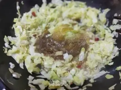 Make A cabbage and a fan step 9