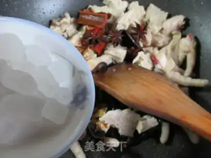 Make Black-muted chicken claw barbecue step 6