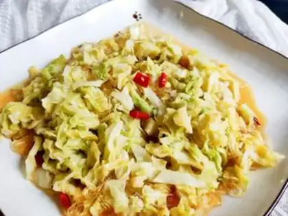 Make A cabbage and a fan step 11
