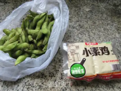 Make Soybeans and sour chicks step 0