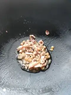 Make Seafood congee step 8