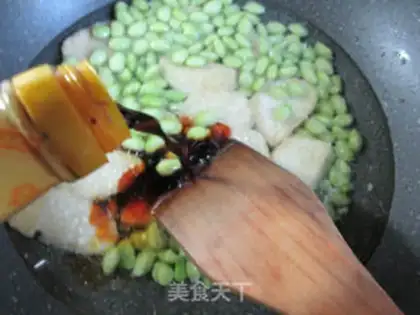 Make Soybeans and sour chicks step 5