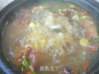 Make Chicken pig hoof soup step 6