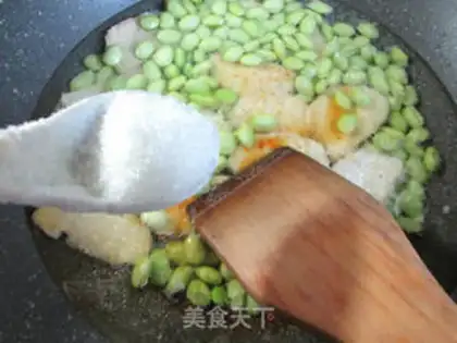 Make Soybeans and sour chicks step 7