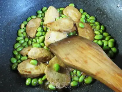 Make Soybeans and sour chicks step 9